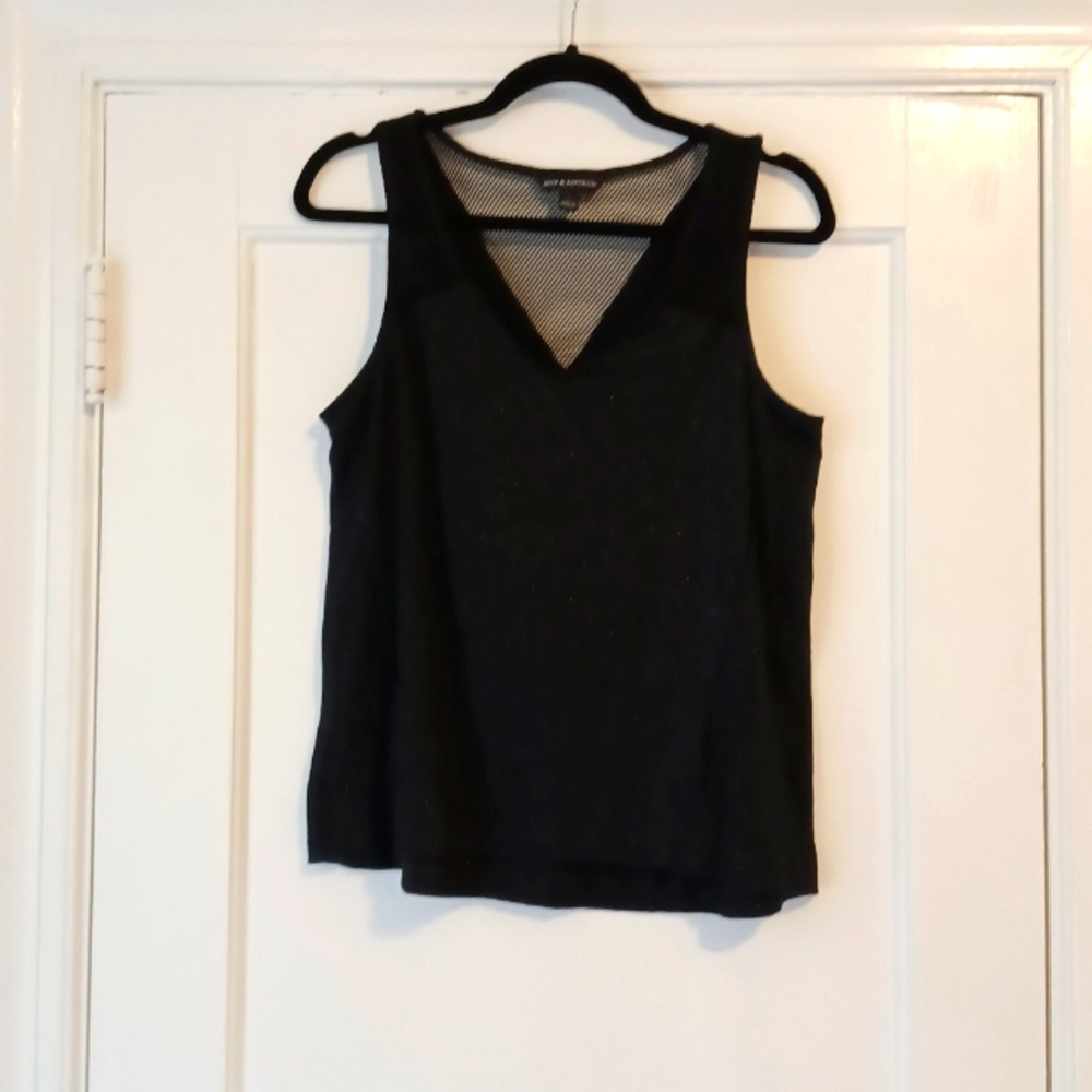 ***SOLD!!!*** Rock & Republic black tank top- L